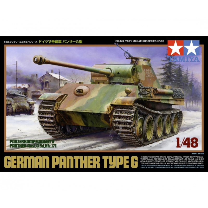 Tamiya 1/48 German Heavy Tank Tiger I Early Production Eastern Front 32603