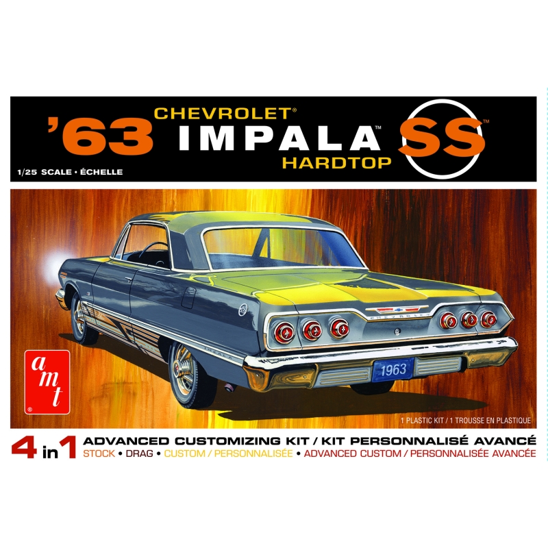 AMT 1963 Chevy Impala SS 1:25