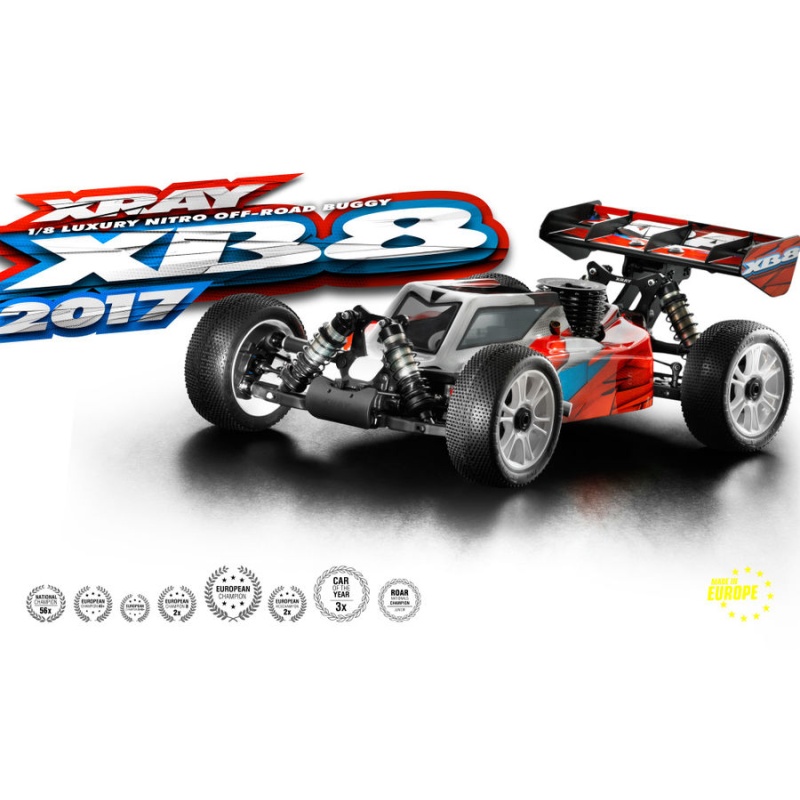 Xray XB8 17 Luxury 18 Nitro OffRoad Buggy Kit ClayPitRC.eu