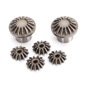 Diff-Gear-Set front (Output Gear (2), Spider Gears (4))