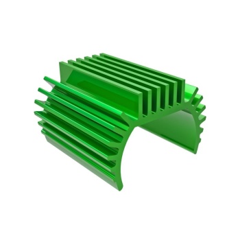 Heat sink Alu for Titan 87T Motor 6061-T6 Alu Green Anodized