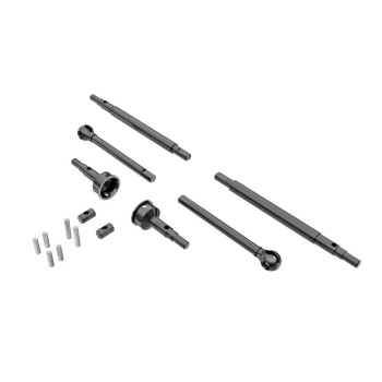 Axle shafts, front (2), rear (2)/ stub axles, front (2) TRX-4M