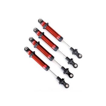 Shocks, GTS, Alu Red (without springs) (4) (for #8140R)