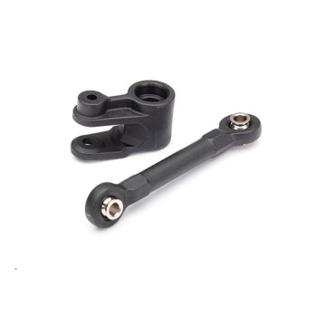 Servo horn, steering/ linkage, steering (46mm, assembled with pivot balls)