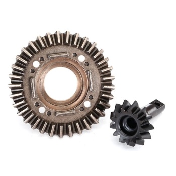 Ring gear, differential/ pinion gear, differential (front)