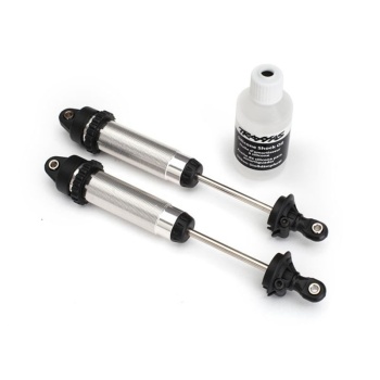 Shocks GTR 139mm Silver Alu (assembeled without springs) rear threaded