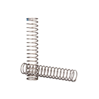 Springs, shock, long (natural finish) (GTS) (0.62 rate, blue stripe) (for use with TRX-4® Long Arm Lift Kit)