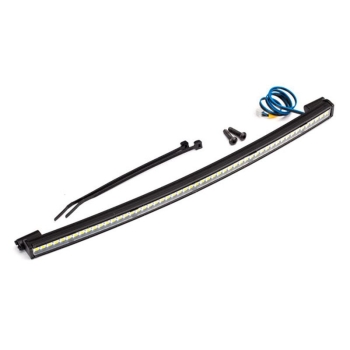 LED light bar, roof (curved, high-voltage) (52 white LEDs (single row),202mm wide)