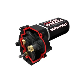 Transmission, complete (high range (trail) gearing) (16.6:1 reduction ratio) (includes Titan® 87T motor)