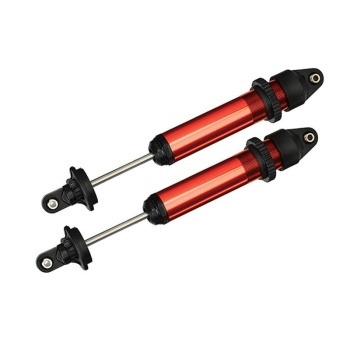 Shocks, GTX, Alu, Red-Anodized (set assembeled without springs)