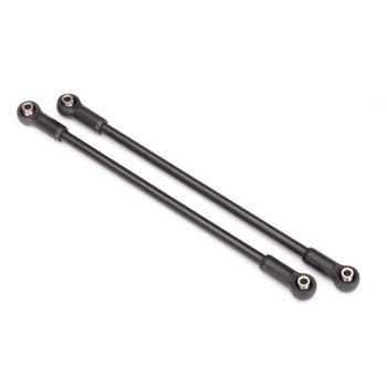 Suspension link, rear (upper) (heavy duty, steel) (7x206mm, center to center) (2) (assembled with hollow balls)