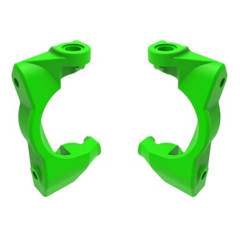 Caster blocks (c-hubs), left & right (green) Mini Maxx