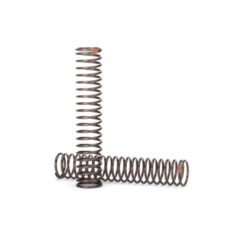 Springs, shock, long (natural finish) (GTS) (0.39 rate, orange stripe) (for use with TRX-4® Long Arm Lift Kit)
