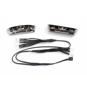 LED lights, light harness (4 clear, 4 red)/ bumpers, front & rear/wire ties (3) (requires power supply #7286)