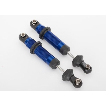 Shocks, GTS, aluminum (blue-anodized) (assembled with spring retainers) (2)