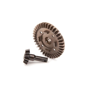 Ring gear, differential/ pinion gear, differential (front)