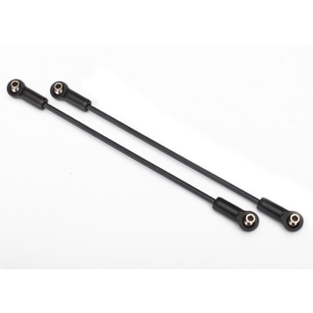 Suspension link, rear (upper) (steel) (4x206mm, center to center) (2) (assembled with hollow balls)