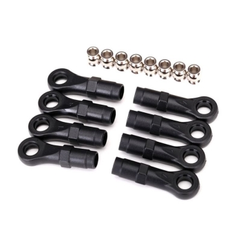 Rod ends, extended (standard (4), angled (4))/ hollow balls (8) (for use with TRX-4® Long Arm Lift Kit)