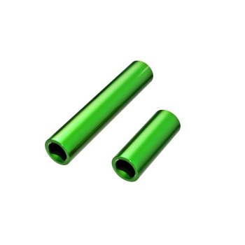 Driveshafts, center, female, 6061-T6 aluminum Green, Alu TRX-4M