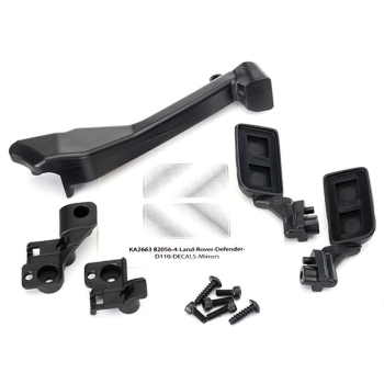 Mirrors, side (left & right)/ snorkel/ mounting hardware (fits #8011 body)