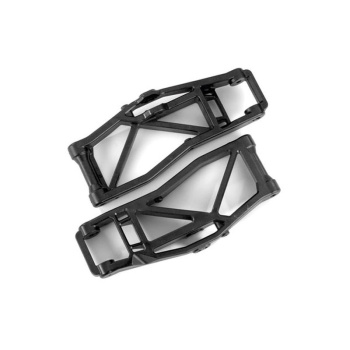 Suspension arms, lower, black (left and right, front or rear) (2) (for use with #8995 WideMaxx? suspension kit)