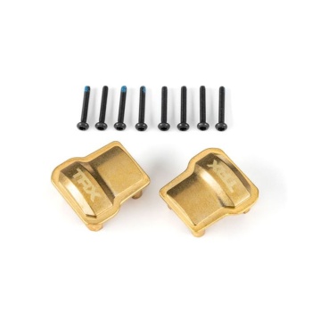 Axle cover, brass (8 grams) (2)