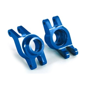 Stub axle carriers Rear l/r Alu Blue