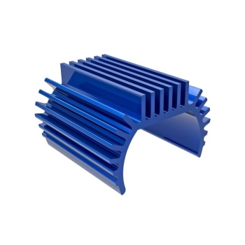 Heat sink Alu for Titan 87T motor 6061-T6 Alu Blue Anodized