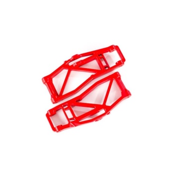 Suspension arms, lower, red (left and right, front or rear) (2) (for use with #8995 WideMaxx? suspension kit)