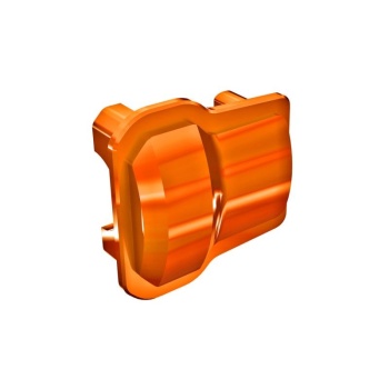 Axle cover6061-T6 Alu orange Anodized (2)