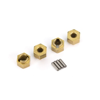 Wheel hubs 7mm Brass, Pins TRX-4M