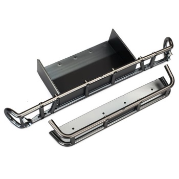 Bumper + Extension Rear (satin-Black-chrome)