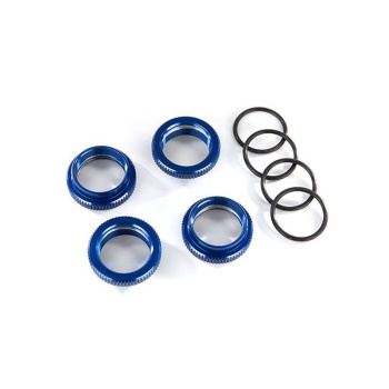 Spring retainer (adjuster) Alu Blue GT-Maxx (4) (with O-Ring)