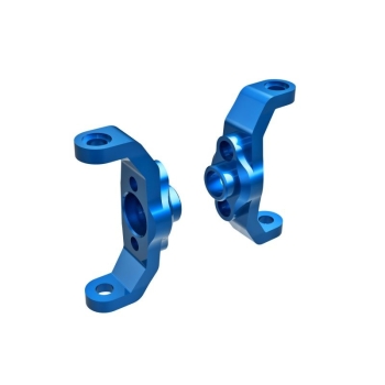 Caster-Blocks, 6061-T6 Alu Blue Anodized l/r