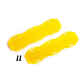 Traction boards, yellow/ mounting hardware