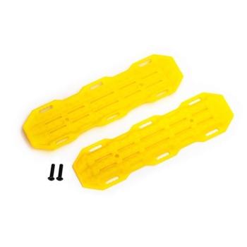 Traction boards, yellow/ mounting hardware