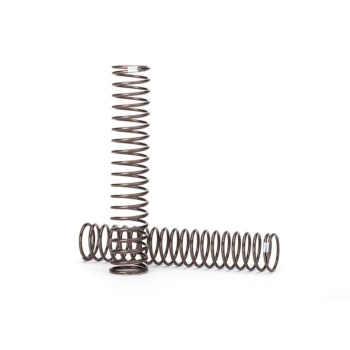 Springs, shock, long (natural finish) (GTS) (0.29 rate, white stripe) (for use with TRX-4® Long Arm Lift Kit)