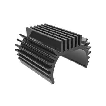 Heat sink Alu for Titan 87T Motor 6061-T6 Alu Dark Grey Anodized