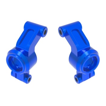 Stub Axle Carriers 6061-T6 Alu Blue Mini Maxx