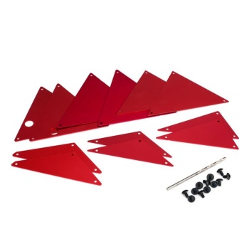 Tube chassis-Chassis inner-Panel Set Alu Red