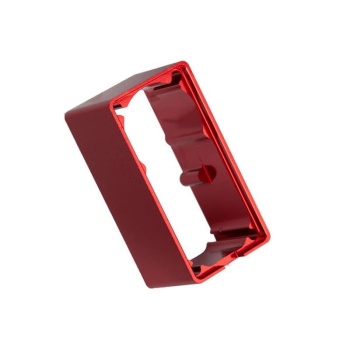 Servo case, aluminum (red-anodized) (middle) (for 2255 servo)