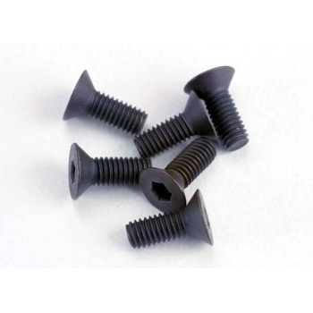 3x8mm countersunk machine (6) (hex drive)