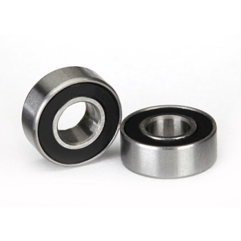 Ball bearing, Black, rubber seal (5x11x4mm) (2)