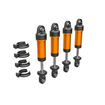 Shocks, GTM, 6061-T6 aluminumorange (4), Alu TRX-4M