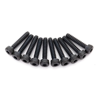 Screws, 2x10mm cap-head, self-tapping (hex drive) (10)