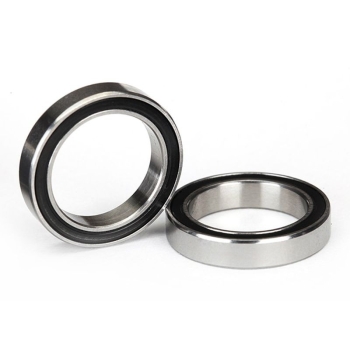Ball bearing, Black, rubber seal (15x21x4mm) (2)