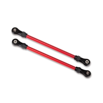 Suspension links, front lower, Red (2) (5x104mmSteel) (for #8140R)