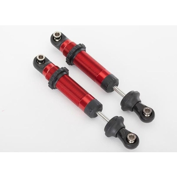 Shocks, GTS, aluminum (red-anodized) (assembled with spring retainers) (2)