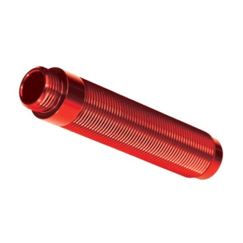 Body, GTS shock, long (aluminum, red-anodized) (1) (for use with #8140R TRX-4® Long Arm Lift Kit)