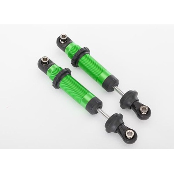 Shocks, GTS, aluminum (green-anodized) (assembled with spring retainers) (2)